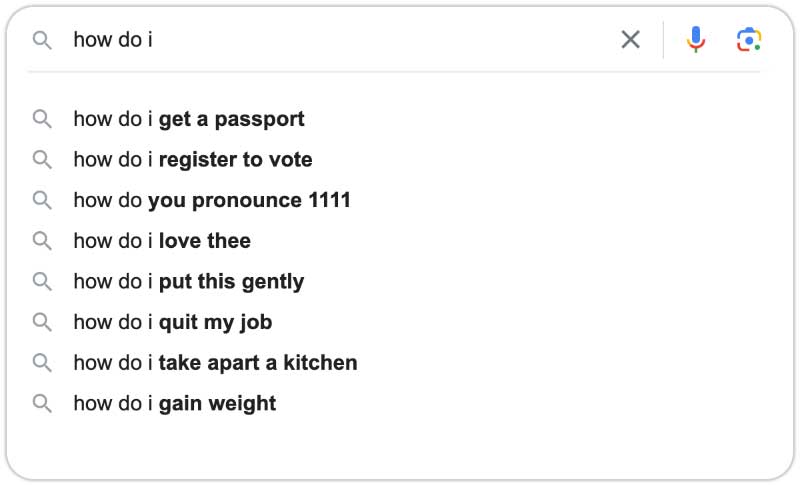 Google's Autocomplete: A Humorous Peek at User Searches